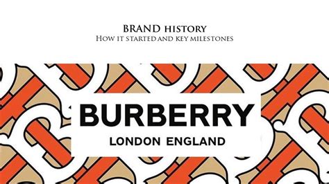 costo borsa burberry established|the history of burberry.